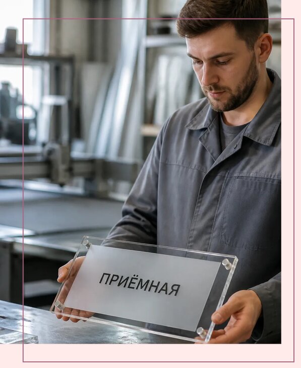 Таблички из оргстекла на заказ в Ишиме от 4053 р. | Аванза-Шм