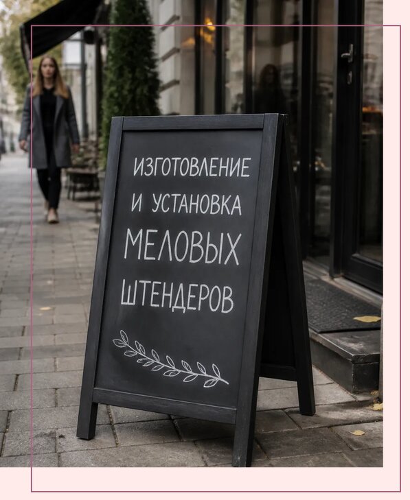 Меловые штендеры в Ишиме по цене от 6755 р. | Аванза-Шм